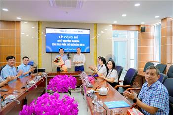 Công ty Cổ phần Thủy điện Sông Ba Hạ công bố Quyết định về công tác cán bộ 