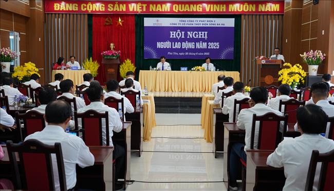 Công ty Cổ phần Thủy điện Sông Ba Hạ tổ chức Hội nghị người lao động năm 2025